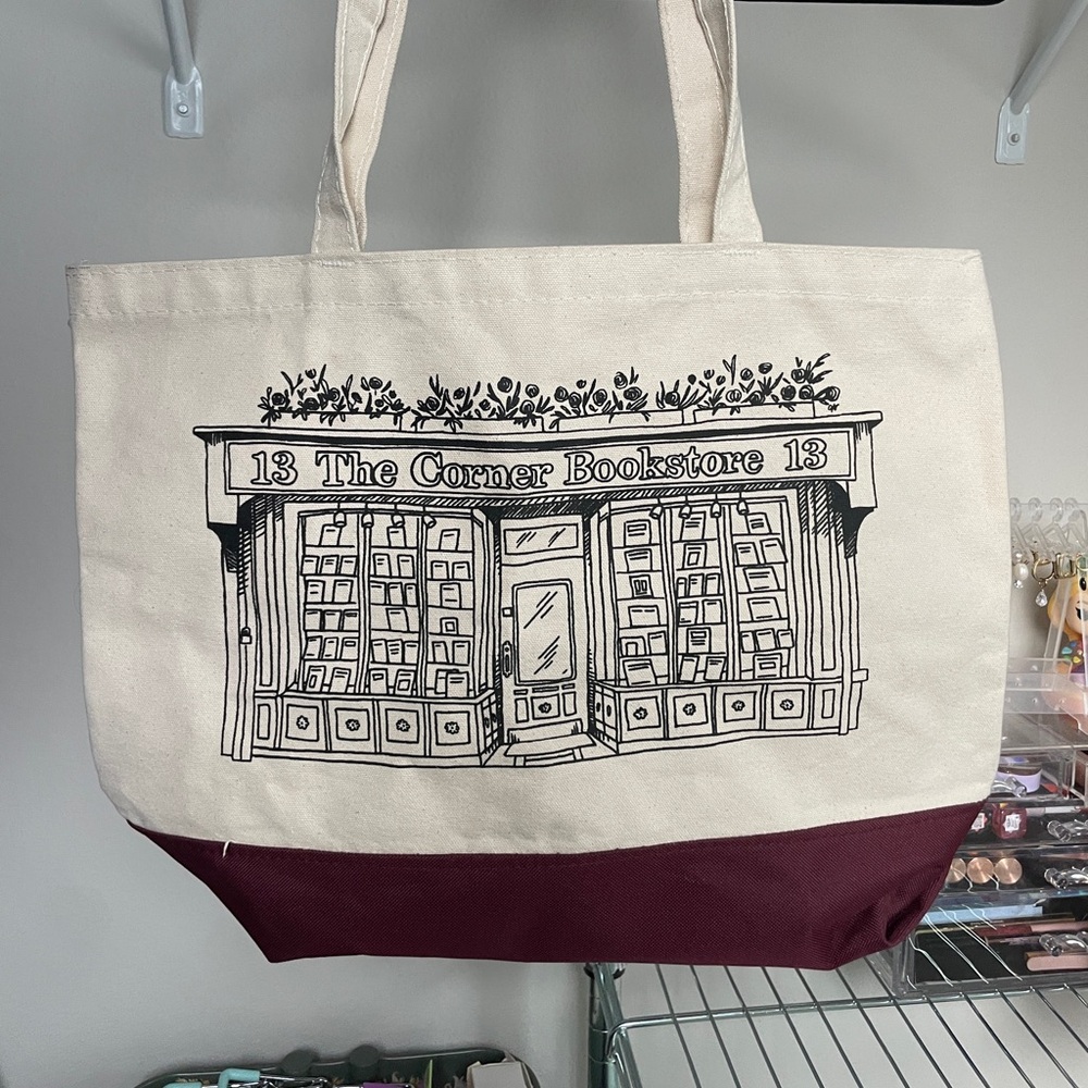 Oversized Canvas Tote Bag from The Corner Bookstore in NYC